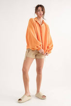 Load image into Gallery viewer, Cozy Autumn Orange Sweatshirt
