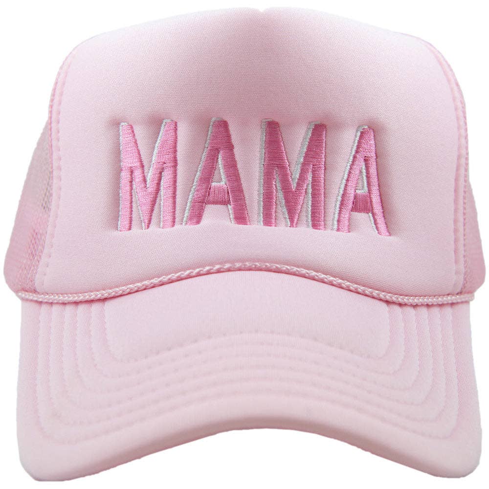 Mama Light Pink Trucker Hat