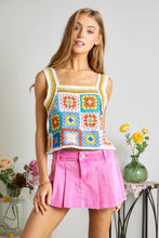 Load image into Gallery viewer, Capturing Joy Multi Color Crochet Top

