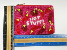 Load image into Gallery viewer, CASH MONEY Beaded Mini Coin Purse
