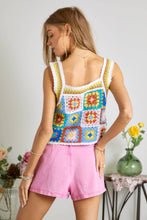 Load image into Gallery viewer, Capturing Joy Multi Color Crochet Top
