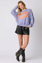 Load image into Gallery viewer, Hocus Pocus Graphic Sweatshirt- Washed Purple
