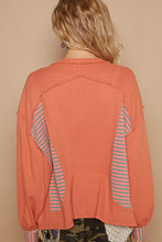 Load image into Gallery viewer, Feeling Like Fall Oversized Coral Top
