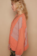 Load image into Gallery viewer, Feeling Like Fall Oversized Coral Top
