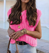 Load image into Gallery viewer, Chunky Bubblegum Pink Sweater
