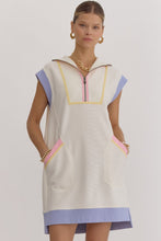 Load image into Gallery viewer, Pastel Dreams Color Block Ribbed Dress
