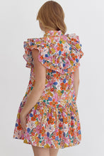 Load image into Gallery viewer, Let&#39;s Fiesta Mini Ruffle Dress
