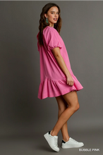 Load image into Gallery viewer, Bubblegum Pink Pleated Dress
