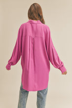 Load image into Gallery viewer, Wild Orchid Button Down Tunic
