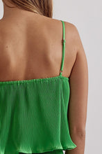 Load image into Gallery viewer, Nobody Like Me Green Pleated Jumpsuit
