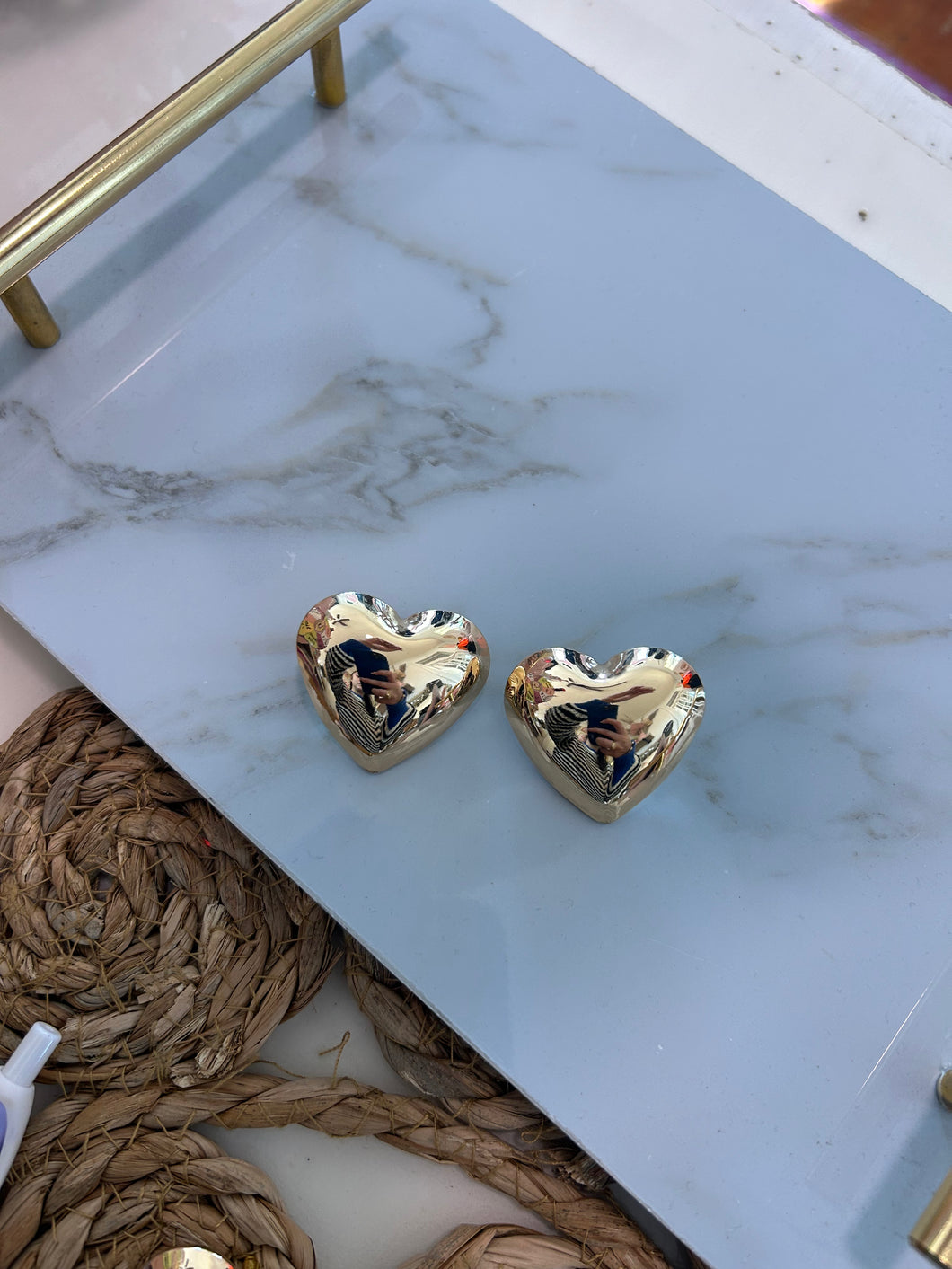 Chunky Heart Earrings