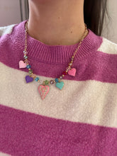 Load image into Gallery viewer, Jewel Heart Charm Necklace
