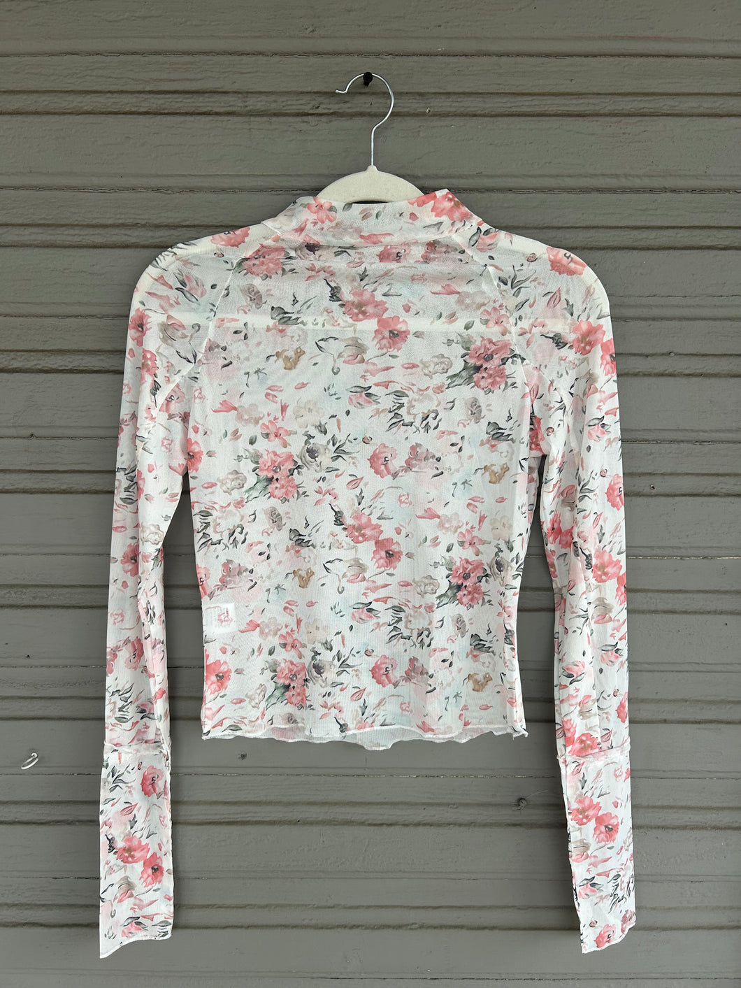 Floral Sheer Long Sleeve