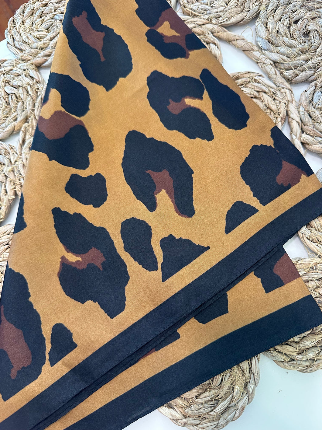Dark cheetah bandanna