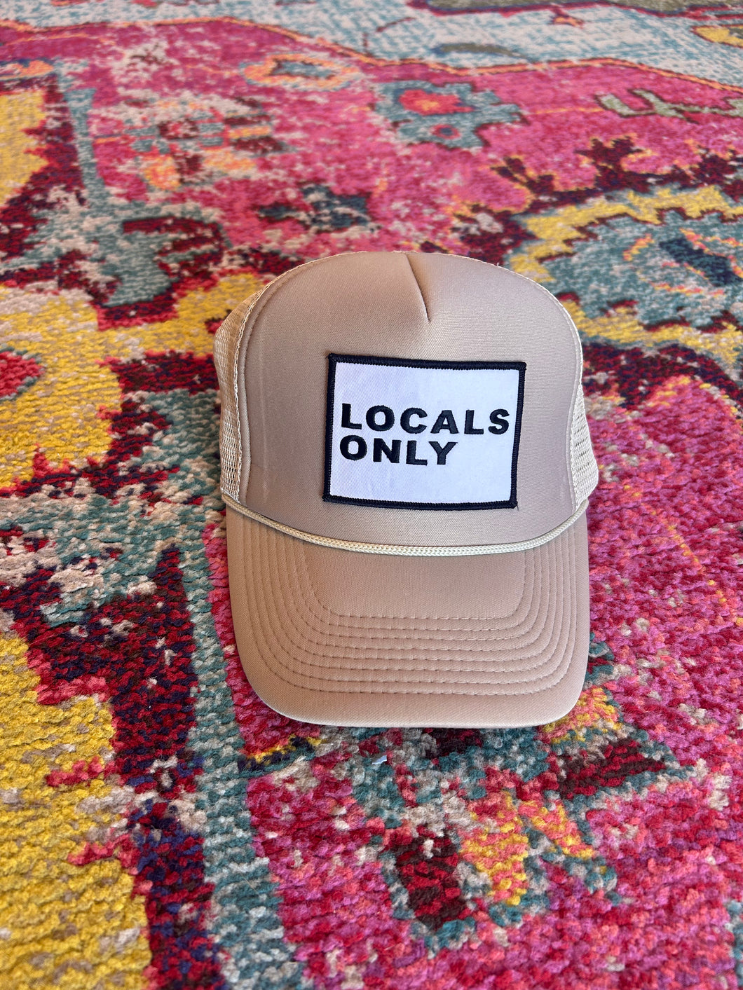 Locals Only Patch Trucker Hat