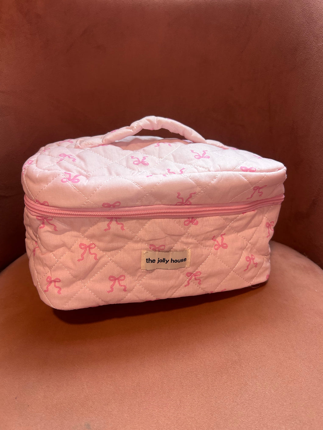 Pink Coquette Makeup Bag