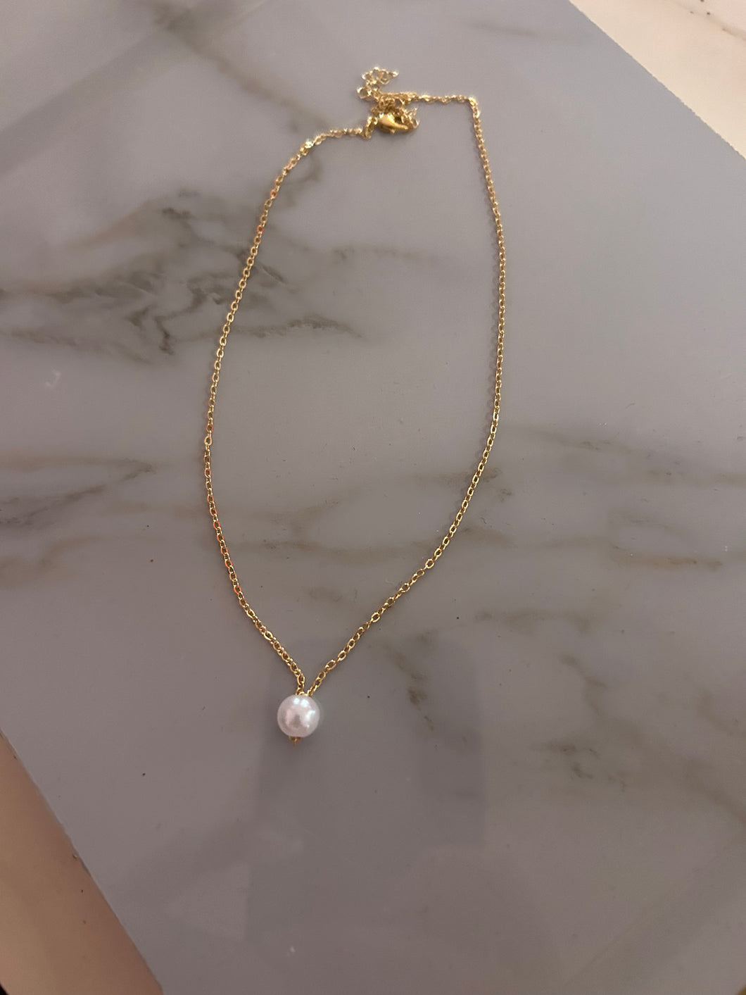 Dainty Pearl Necklace