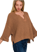 Load image into Gallery viewer, Gotta Have Camel Cuffed Sleeve Sweater
