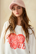 Load image into Gallery viewer, LOVE Club Ash Grey Sweatshirt
