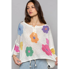 Load image into Gallery viewer, Paradise Floral Dream Lightweight Ivory Sweater
