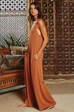 Load image into Gallery viewer, Rust Ribbed Jumpsuit
