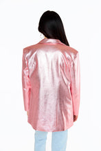 Load image into Gallery viewer, Avery Begonia Metallic Blazer- Buddy Love
