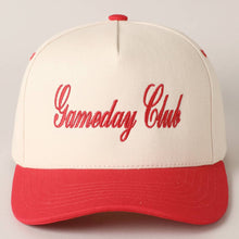 Load image into Gallery viewer, Gameday Club Embroidery Trucker Hat Red
