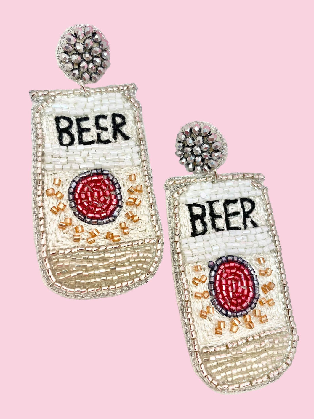 Beer Beaded Earring