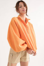 Load image into Gallery viewer, Cozy Autumn Orange Sweatshirt
