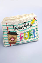 Load image into Gallery viewer, Teacher Fuel Beaded Coin Purse
