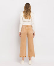 Load image into Gallery viewer, 90&#39;s Vintage High Rise Crop Flare Jeans - KISS OF CALIFORNIA
