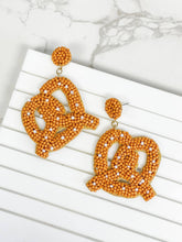 Load image into Gallery viewer, Pretzel Beaded Earrings
