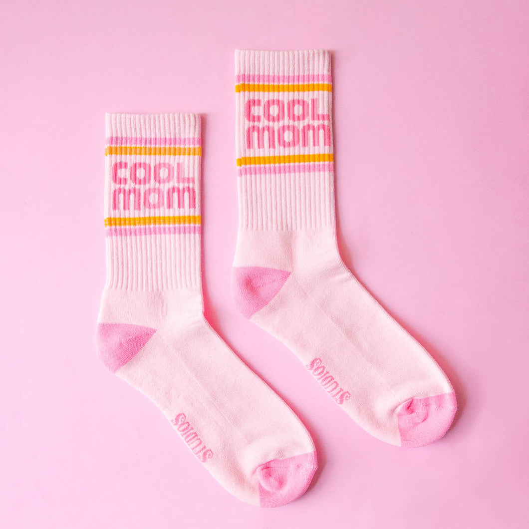 Cool Mom Ribbed Crew Socks