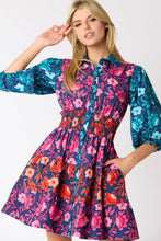 Load image into Gallery viewer, Safe To Say Yes Floral Button Down Tiered Dress
