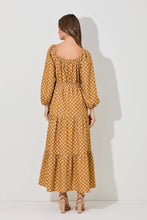 Load image into Gallery viewer, Caught Your Eye Brown Tiered Maxi Dress
