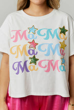 Load image into Gallery viewer, Rainbow Ma Ma Sequin Graphic Tee
