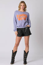 Load image into Gallery viewer, Hocus Pocus Graphic Sweatshirt- Washed Purple
