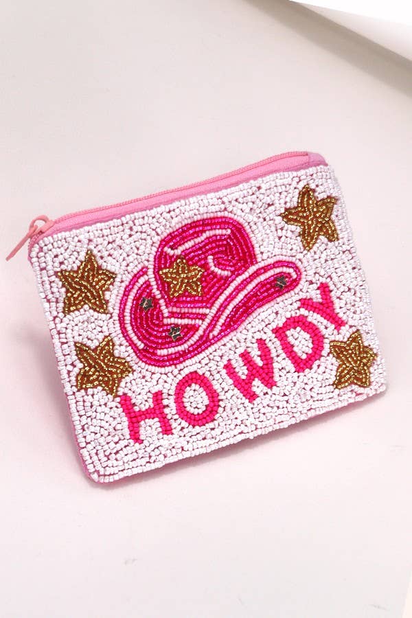 Howdy Western Cowgirl Howdy Bead Bag