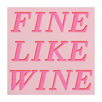 Fine like Wine Cocktail Napkins