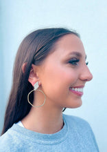 Load image into Gallery viewer, Callie Hoops: CZ Top
