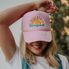 Load image into Gallery viewer, Sunkissed Trucker Hat: Light Pink
