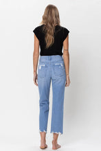 Load image into Gallery viewer, High Rise Vintage Straight Crop Jeans
