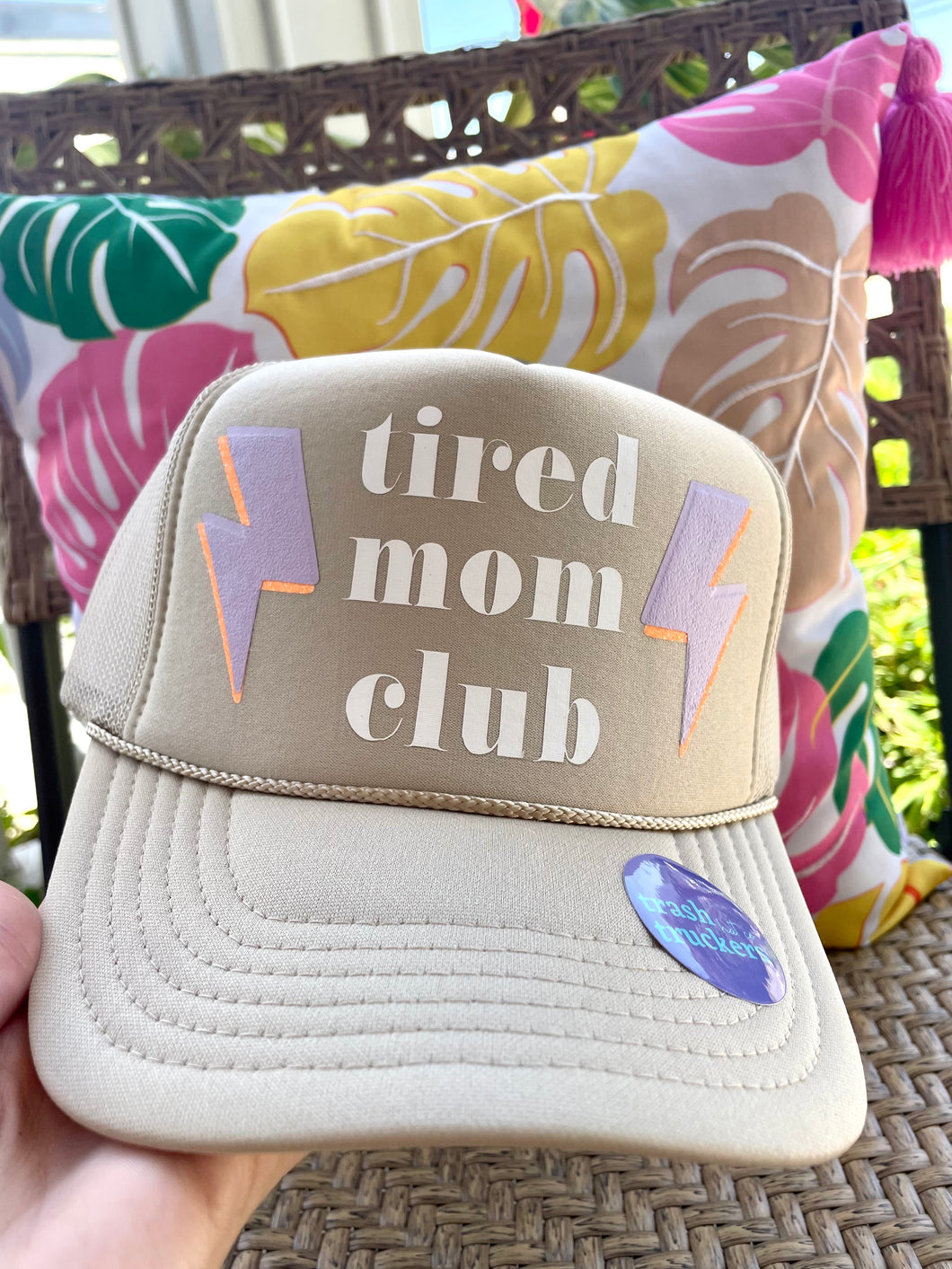 Tired Mom Club-Trucker Hat