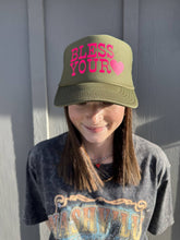 Load image into Gallery viewer, Bless Your Heart - Olive Green Trucker
