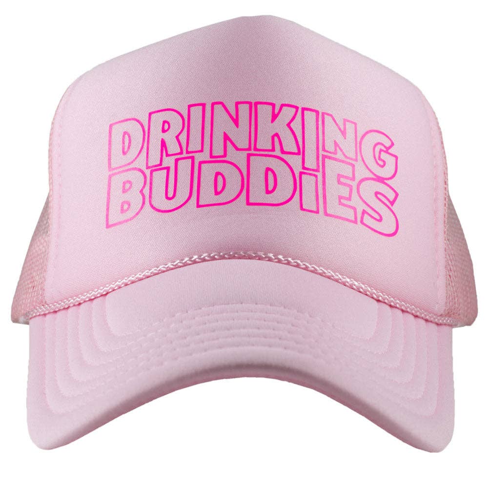 Drinking Buddies Pink Trucker Hat