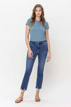 Load image into Gallery viewer, High Rise Crop Slim Straight Jean

