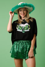 Load image into Gallery viewer, St. Patricks Sequin Cheers Top
