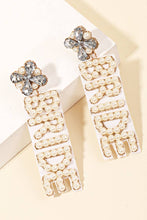 Load image into Gallery viewer, Pearl Bride Print Earrings
