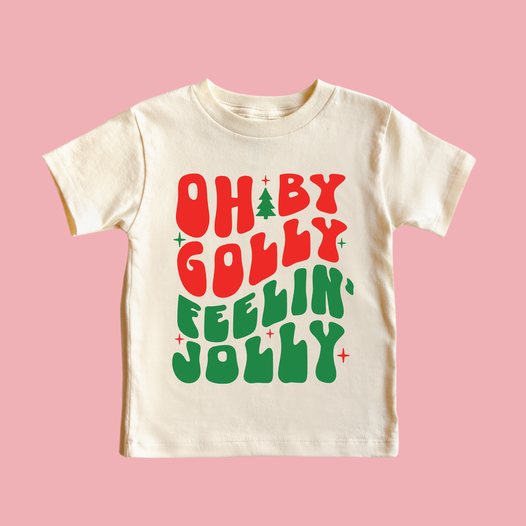 Oh by Golly Feeling Jolly Kids Shirt