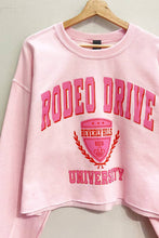 Load image into Gallery viewer, Rodeo Drive University Cropped Sweatshirt
